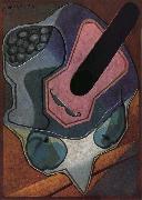 Juan Gris Fiddle and fruit dish oil